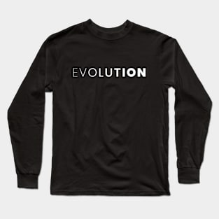 EVOLUTION typography Long Sleeve T-Shirt